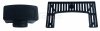 AQUALine - Odpływ liniowy ścienny czarny/black 2w1 pod płytkę Rozmiar 80cm S04BK800
